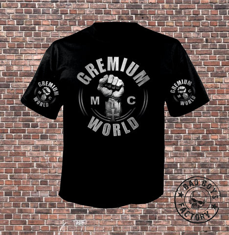T-SHIRT 'GREMIUM POWERFAUST WORLD"