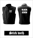 SOFTSHELL-WESTE 'BLACK SEVEN'